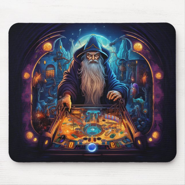 Pinball Player Non Slip Mousepad #7-4 (Vorne)
