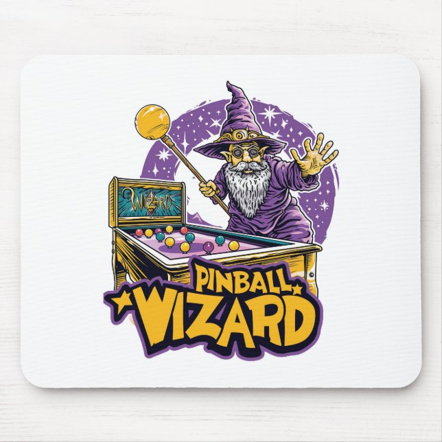 Pinball Player Non Slip Mousepad #7-6 (Vorne)