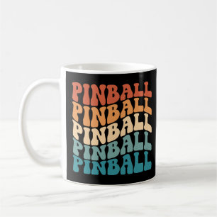 Pinball Retro Groovy Style Kaffeetasse