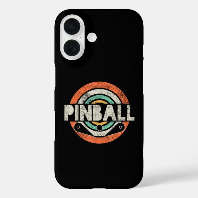 Pinball Spiel Vintage Case-Mate iPhone Hülle (Rückseite)