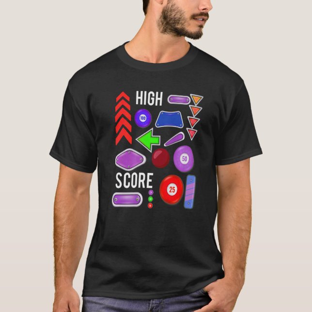 Pinball T-Shirt (Vorderseite)