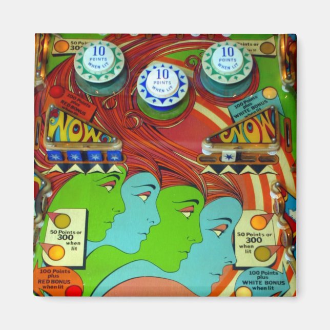 Pinball Wizard II Magnet (Vorne)