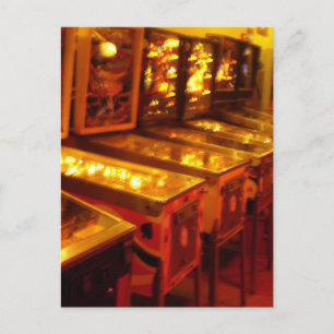 Pinballmaschinen Postkarte
