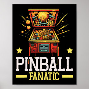 Pinbyll Machine Arcade Game Gamer Clic Video Game Poster