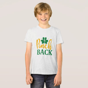 Pinch Back - Funny St. Patrick's Day Kids’ T - Shi Tri-Blend Shirt