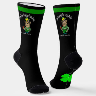 Pinch Lucky Leprechaun, Klee Socken