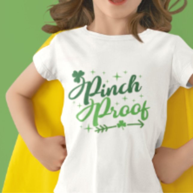 Pinch Proof | St. Patrick's Day Niedlicher T - Shi Kleinkind T-shirt (Von Creator hochgeladen)