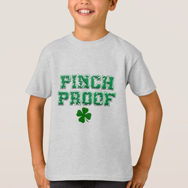 Pinch Proof St Patricks Design T-Shirt (Vorderseite)