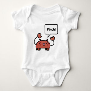 Pinchy Krabbe Baby Strampler