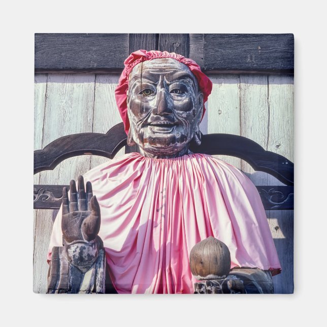 Pindola-Bharadvaja-Statue in Nara - Japan Magnet (Vorne)
