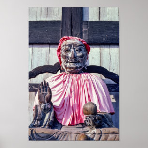 Pindola-Bharadvaja-Statue in Nara - Japan Poster
