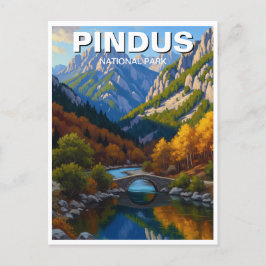 Pindus National Park Griechenland Travel Postkarte