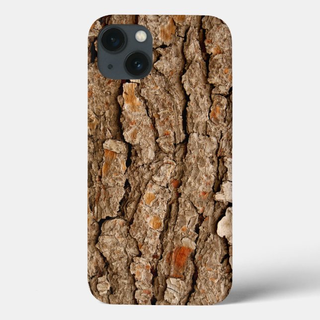 Pine Bark Texture Case-Mate iPhone Hülle (Rückseite)