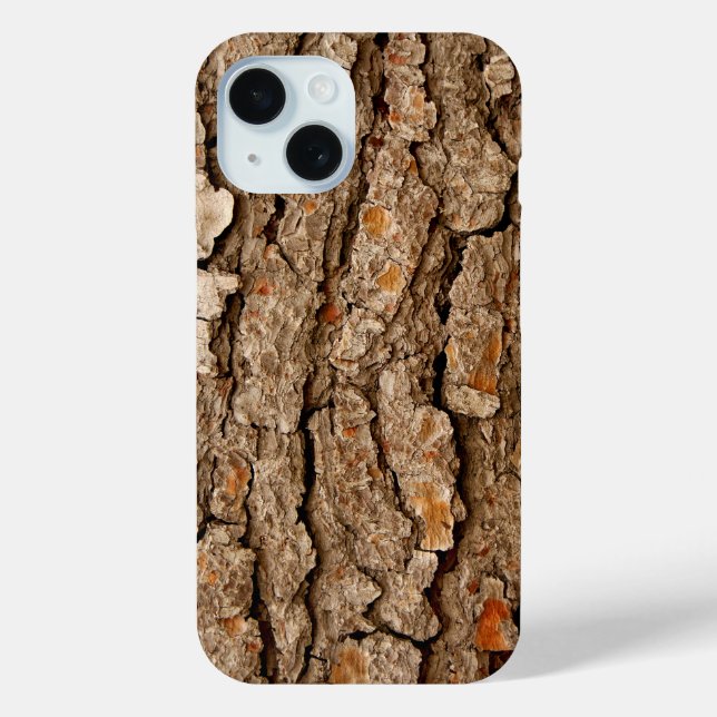 Pine Bark Texture Case-Mate iPhone Hülle (Rückseite)