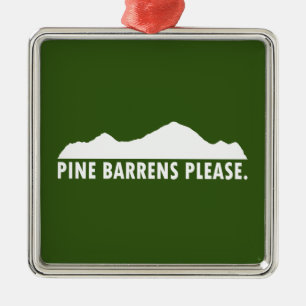 Pine Barrens Bitte Ornament Aus Metall