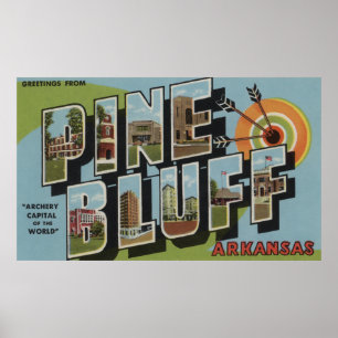 Pine Bluff, Arkansas (Archery Hauptstadt) Poster