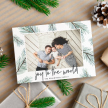 Pine Boughs | Die Fotokarte "Joto the World Holida