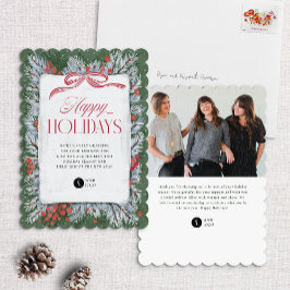 Pine & Bow Corporate Holiday Card Feiertagskarte