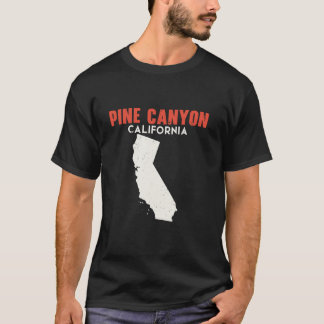 Pine Canyon California USA Staat America Travel Ca T-Shirt
