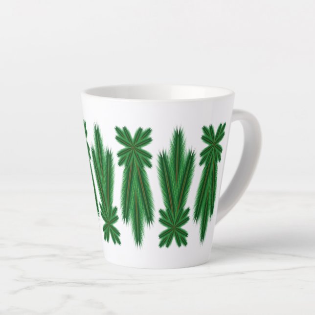 Pine Comet 12oz. Latte Tasse (Rechte Ecke)