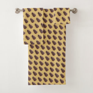 Pine Cone Badhandtuch Set