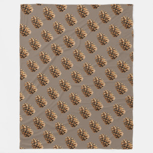 Pine Cone Fleecedecke