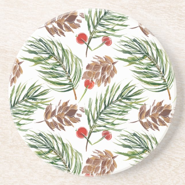 Pine Cone Getränkeuntersetzer (Vorne)