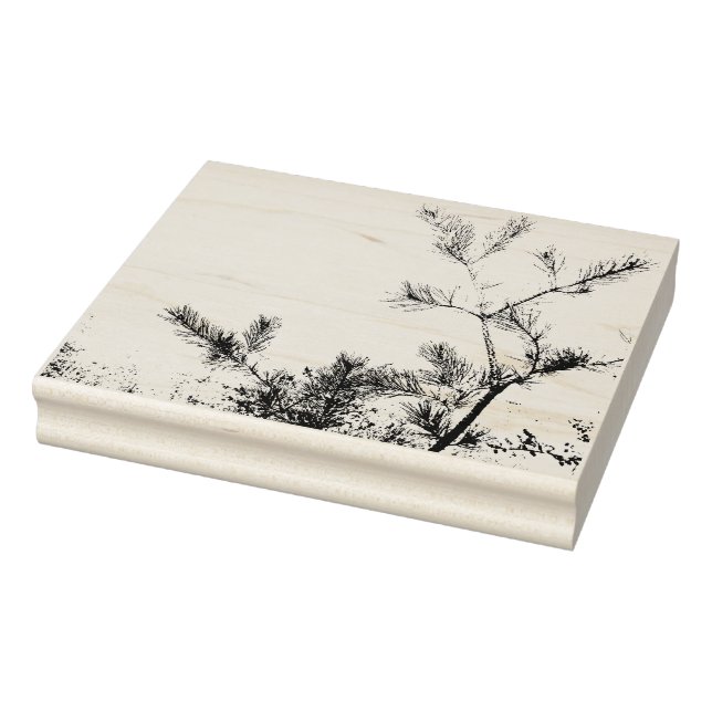 Pine Cone limbs Design Gummistempel (Stempel)