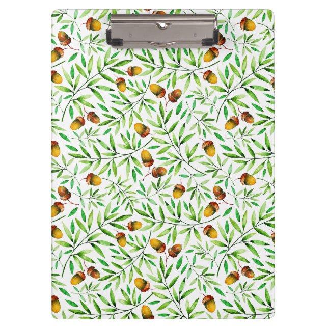 Pine Cone Pattern Klemmbrett (Vorderseite)
