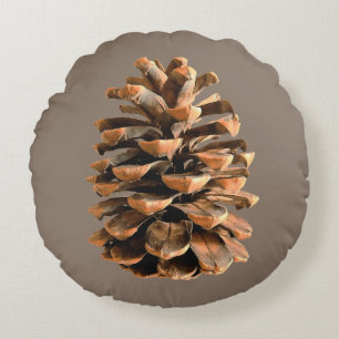 Pine Cone Rundes Kissen