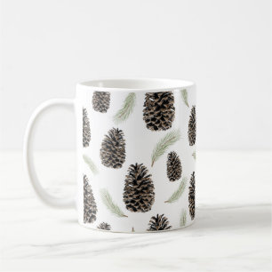 Pine Cones and Needles Tasse