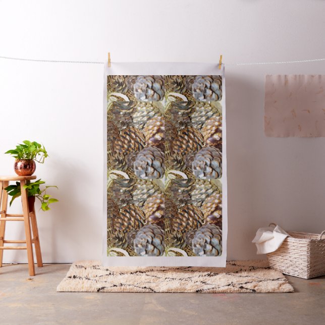 Pine Cones Fabric Stoff (Beispiel)