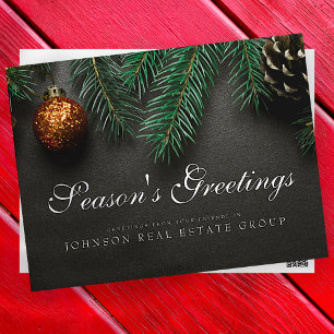 Pine Cones   Grüße der Jahreszeit Postkarte