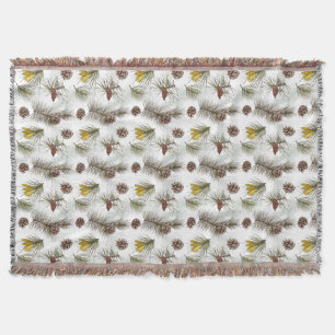 Pine Cones Herbst Decke