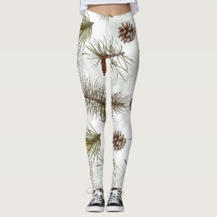 Pine Cones Herbst Leggings