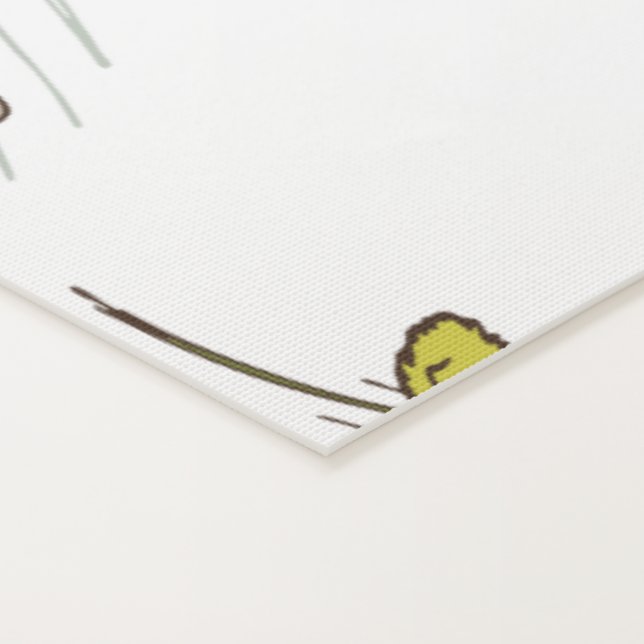 Pine Cones Herbst Yogamatte (Detail)