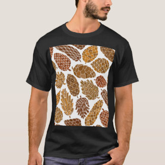Pine cones Musterbeispiel. T-Shirt
