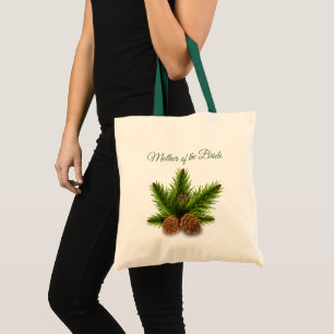 Pine Cones Mutter der Bride Tote Tag Tragetasche