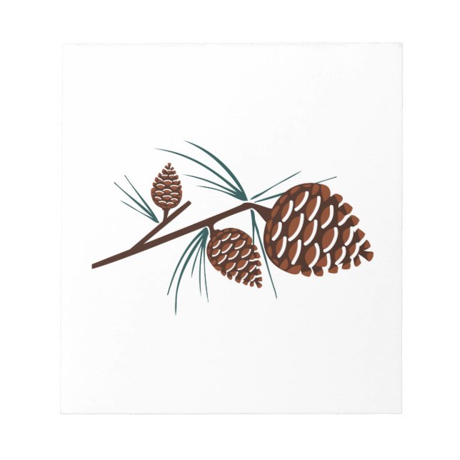 Pine Cones Notizblock (Vorderseite)