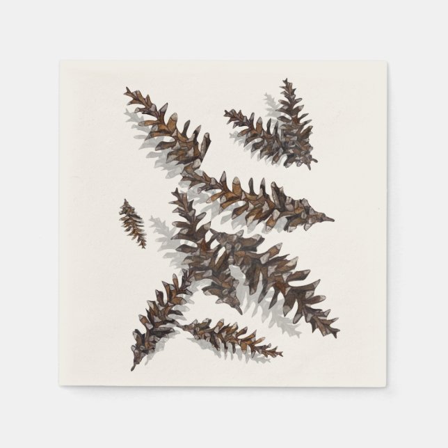 Pine Cones Paper Napkin Serviette (Vorderseite)