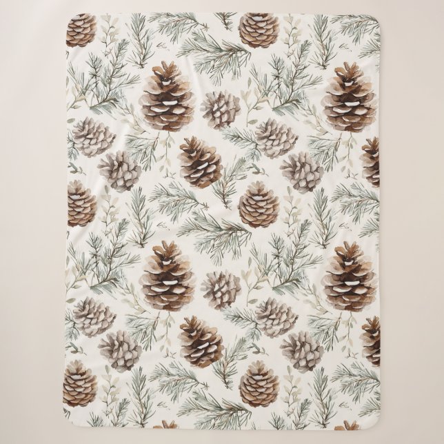 Pine Cones Sherpadecke (Vorderseite)