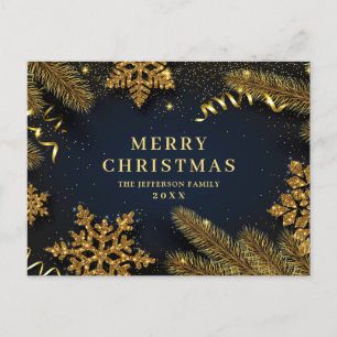 Pine Cones Weihnachtsfeiertag Firmengrüßen Postkarte