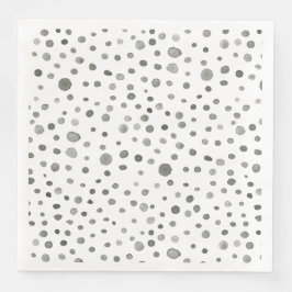 Pine Confetti Wasserfarbe Dots Papier Napkin Serviette