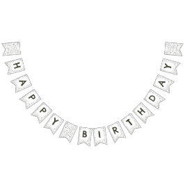 Pine Confetti Wasserfarben Punkte Jagdflagge Wimpelkette