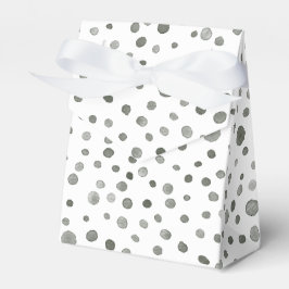 Pine Confetti Watercolor Dots Gefälligkeitsbox Geschenkschachtel