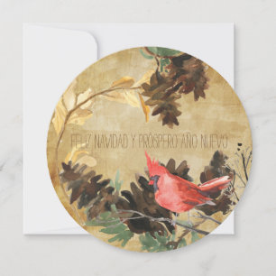 Pine Cons und Birds International Holiday Card Feiertagskarte
