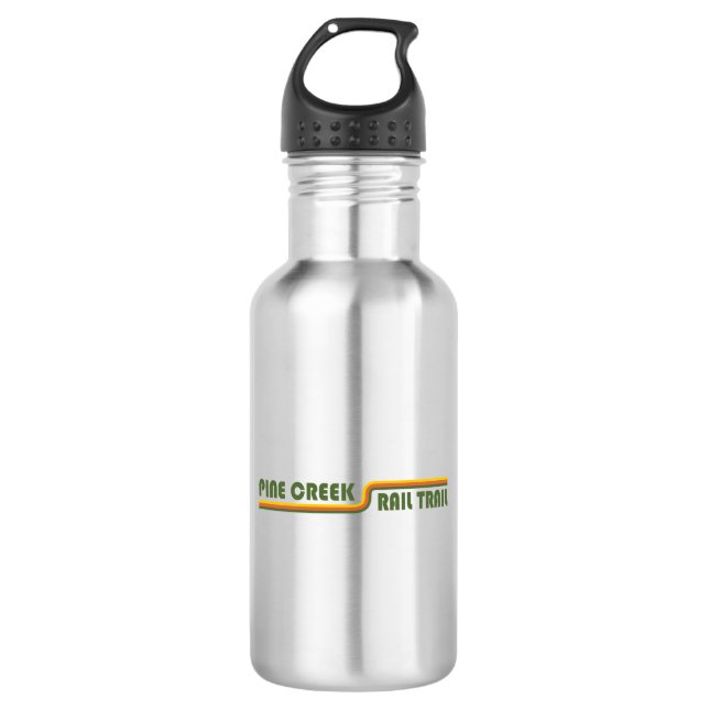 Pine Creek Bahn Edelstahlflasche (Vorderseite)