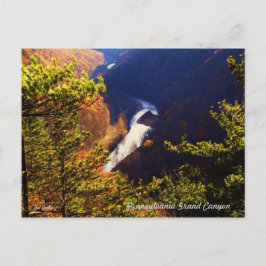 Pine Creek Gorge Blick auf den Pa Grand Canyon Postkarte