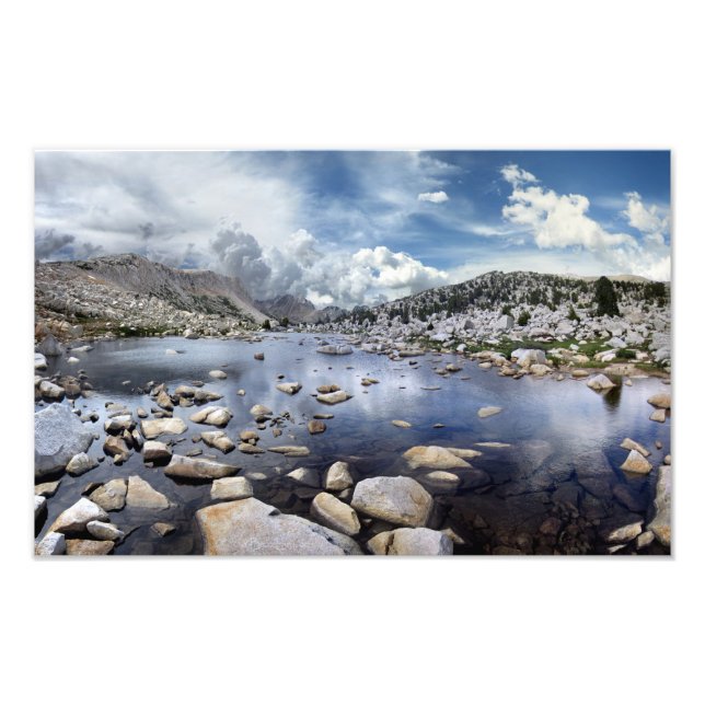 Pine Creek Pass - Sierra Nevada Fotodruck (Vorne)