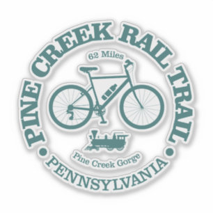 Pine Creek Rail Trail (Radfahren) Aufkleber